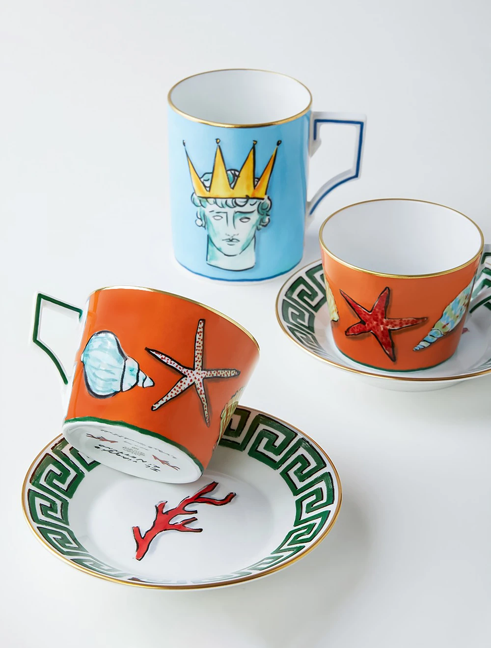 Набор из 2 чайных пар Il Viaggio Di Nettuno