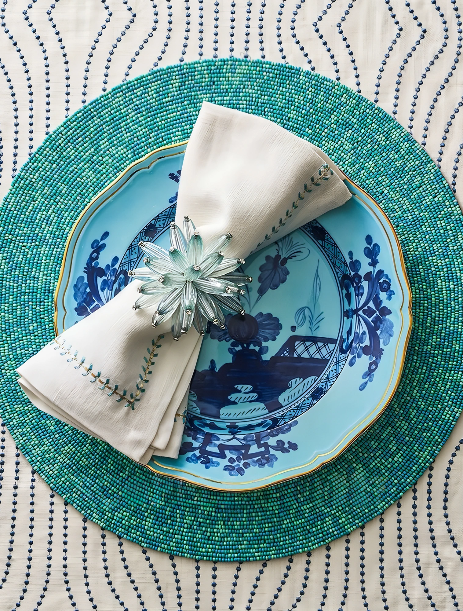 Пирожковая тарелка Oriente Italiano, 17 см