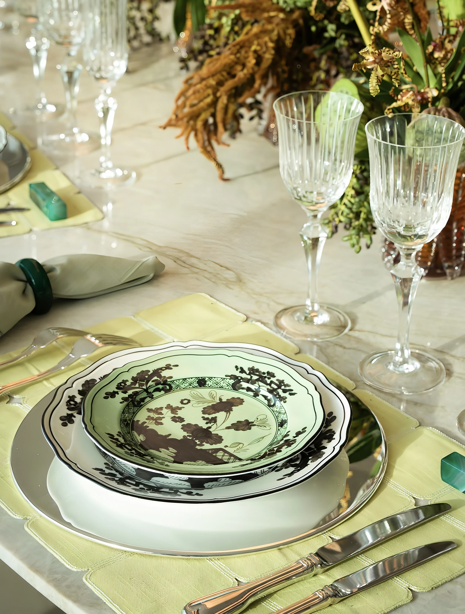 Закусочная тарелка Oriente Italiano, 21 см