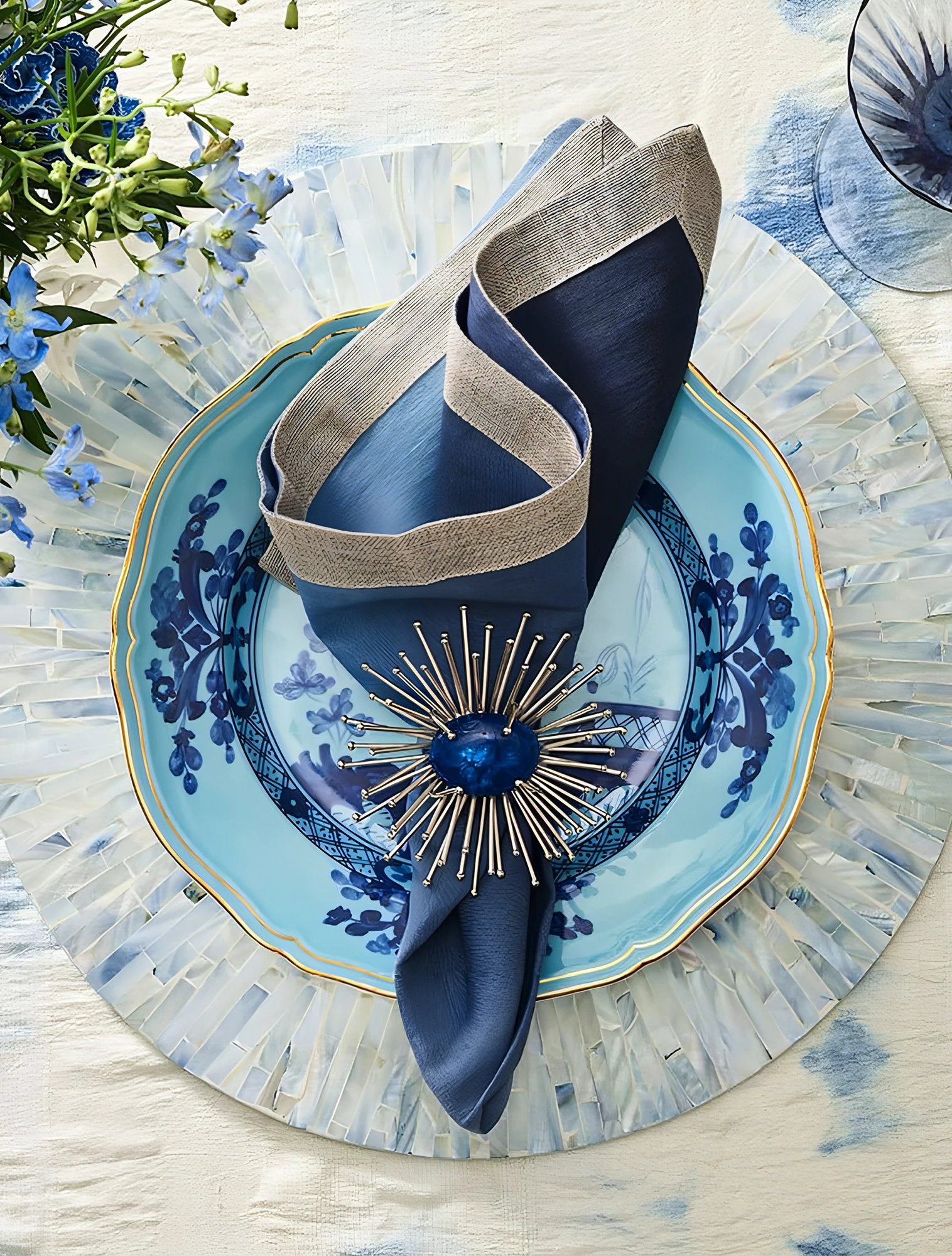 Закусочная тарелка Oriente Italiano, 21 см