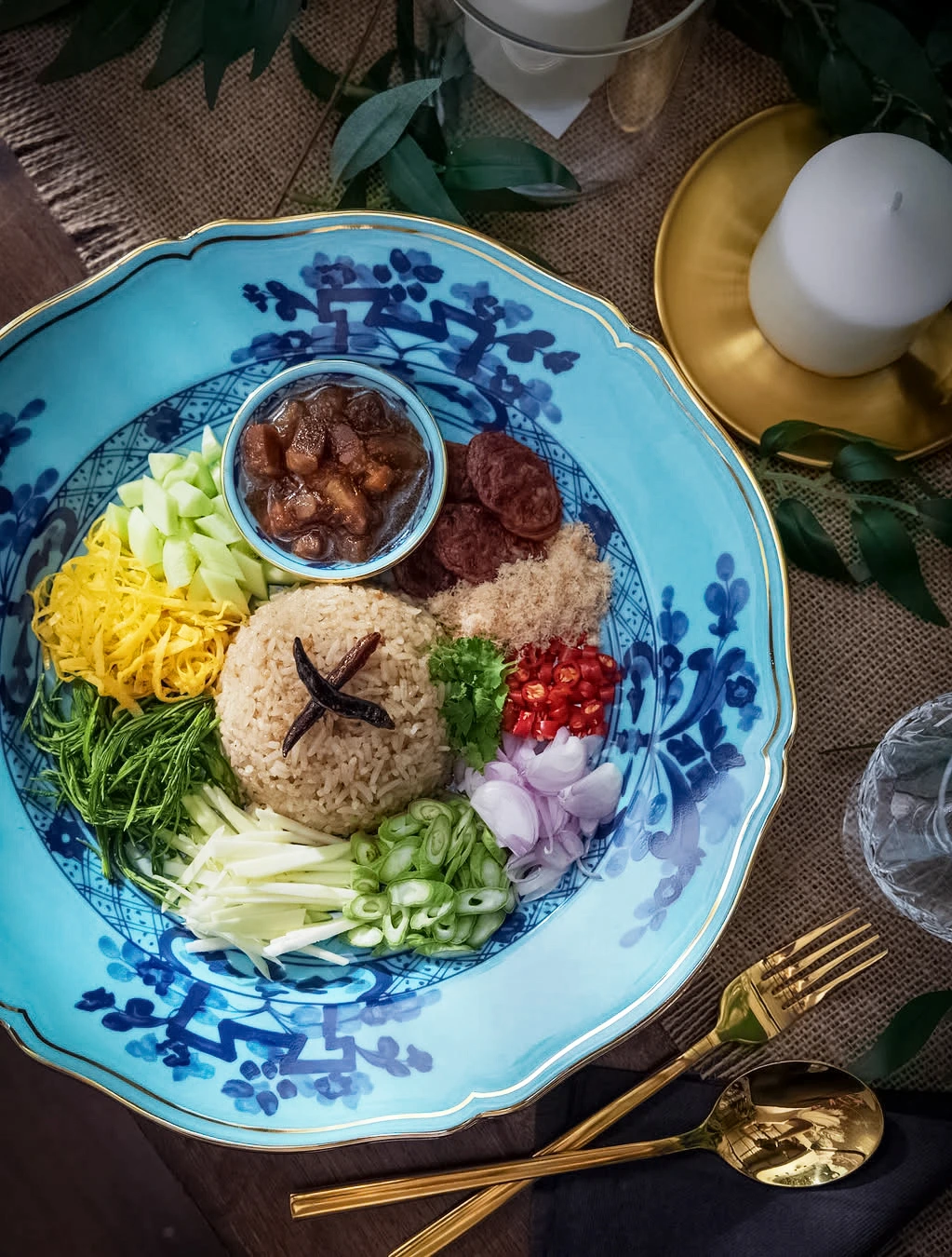 Обеденная тарелка Oriente Italiano, 26,5 см