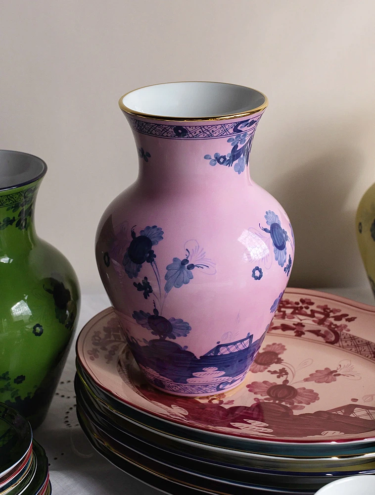 Ваза Oriente Italiano, 25 см от Ginori 1735