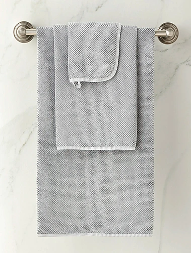 Полотенце Bee Waffle Silver, 30x50 см