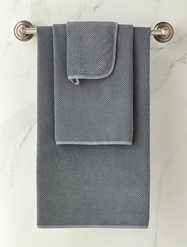 Полотенце Bee Waffle Steel, 70x140 см