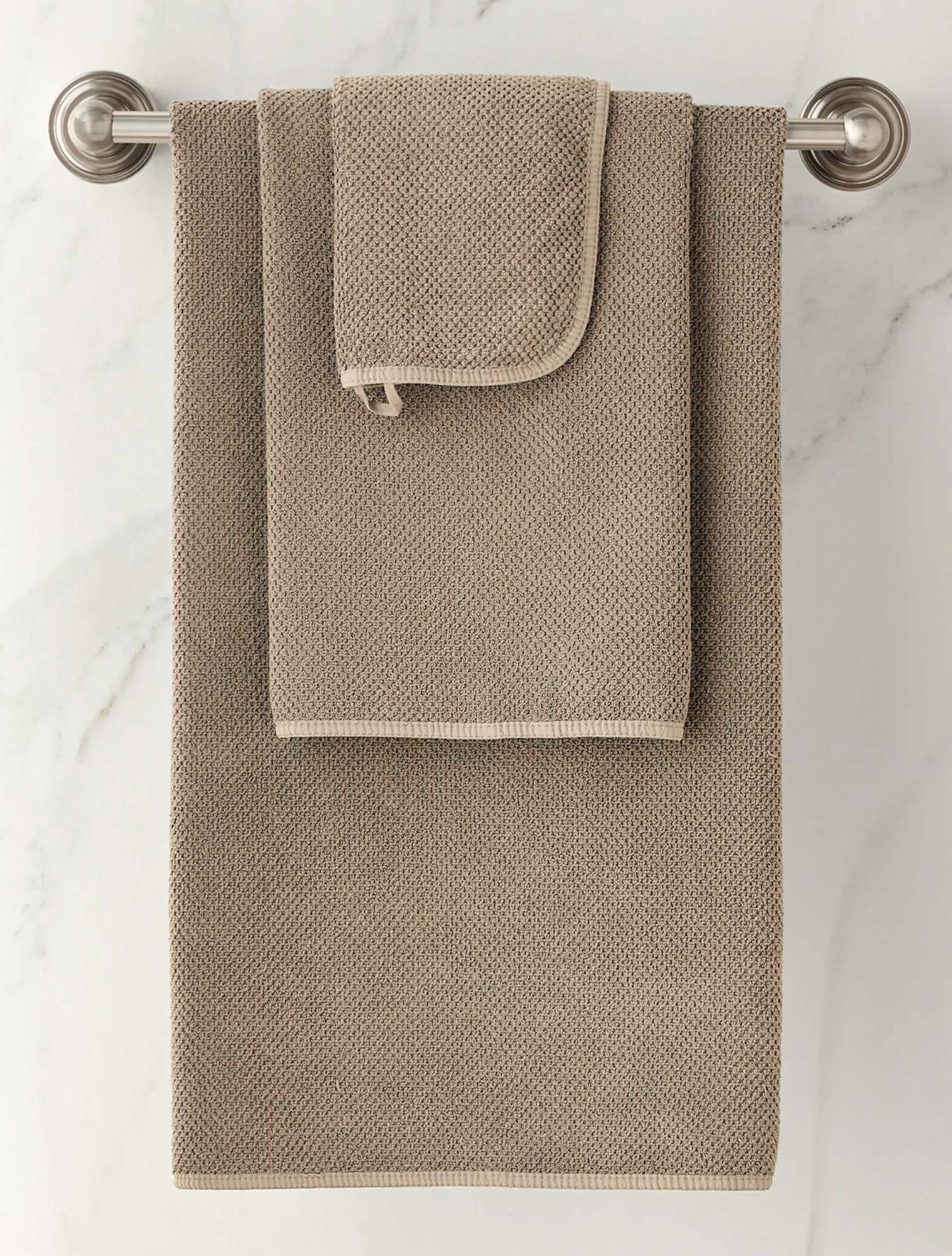Полотенце Bee Waffle Stone, 70x140 см от Graccioza