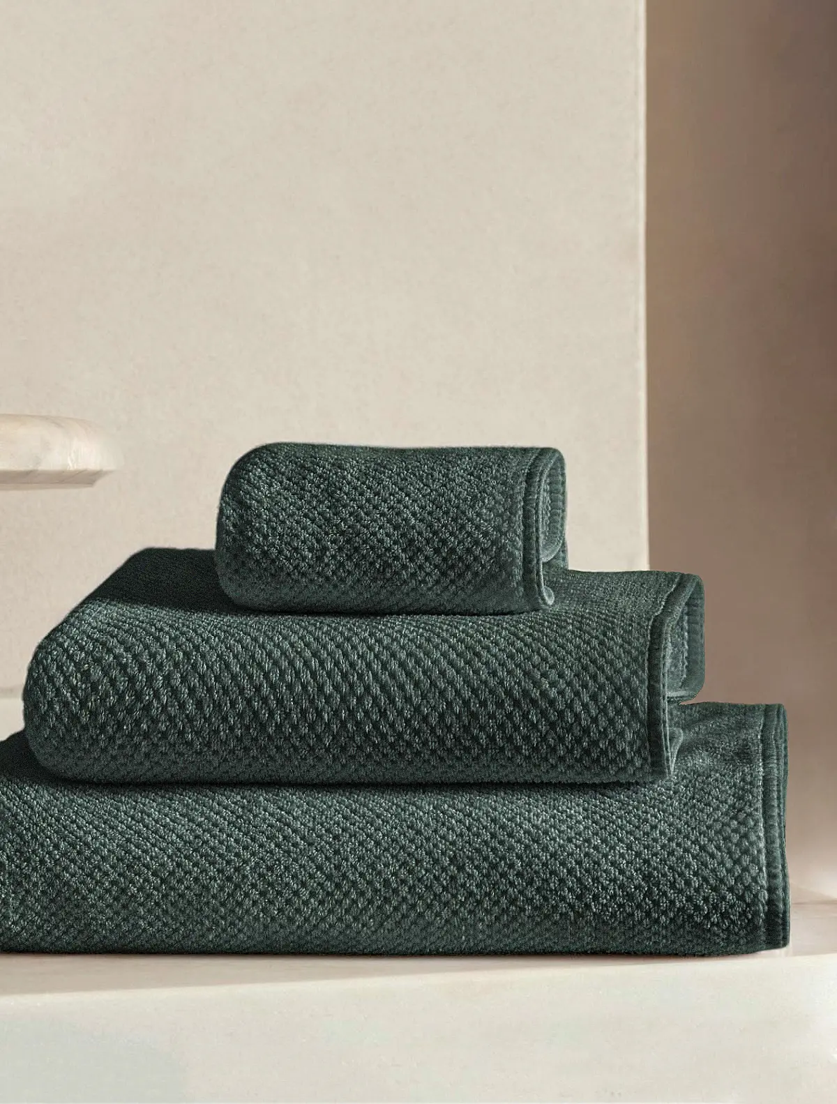 Полотенце Bee Waffle Moss, 70x140 см