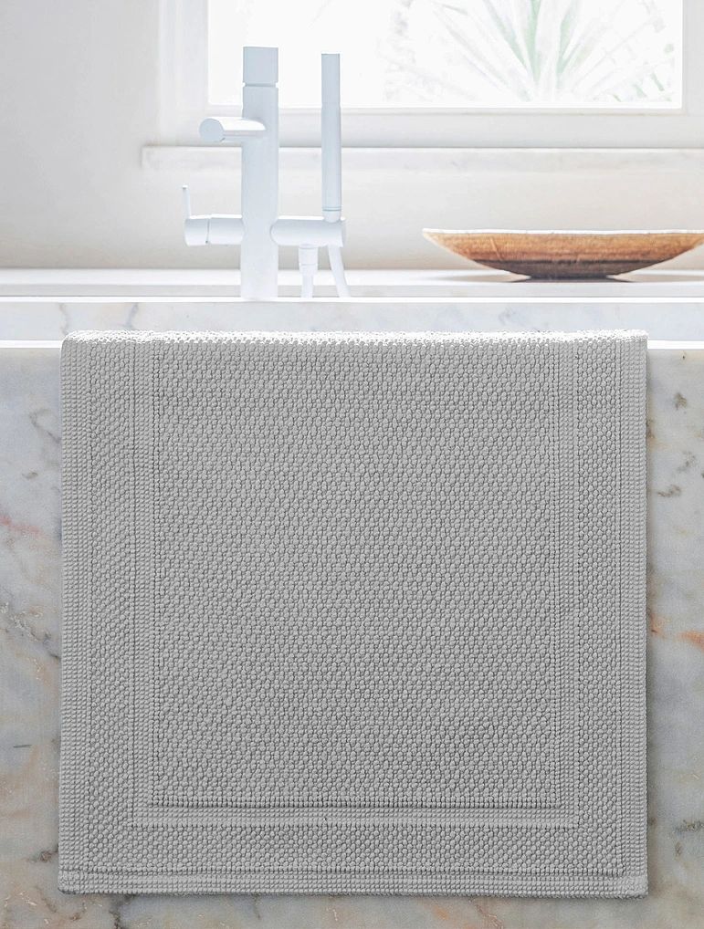 Коврик для ванной Bee Waffle Silver, 50x80 см от Graccioza