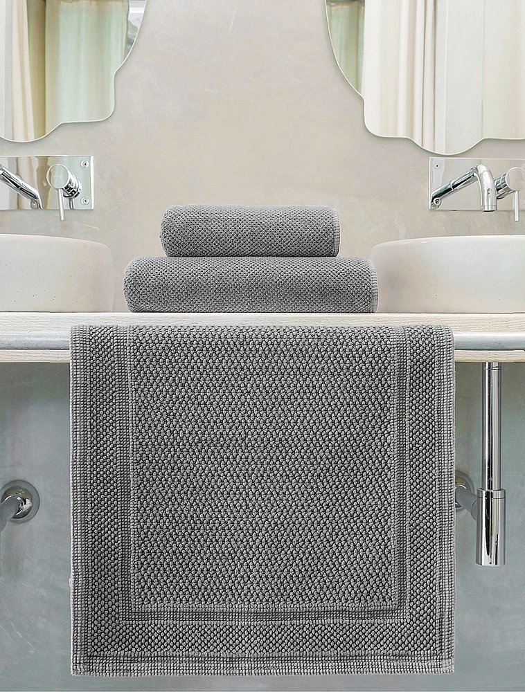 Коврик для ванной Bee Waffle Steel, 50x80 см от Graccioza