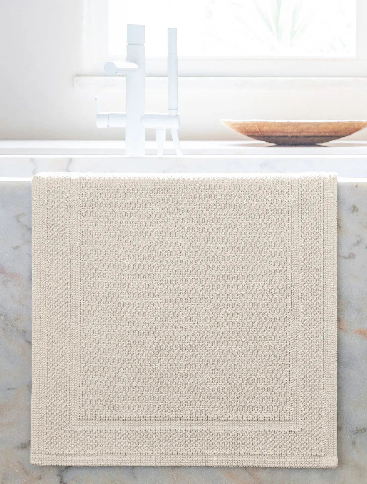 Коврик для ванной Bee Waffle Natural, 50x80 см