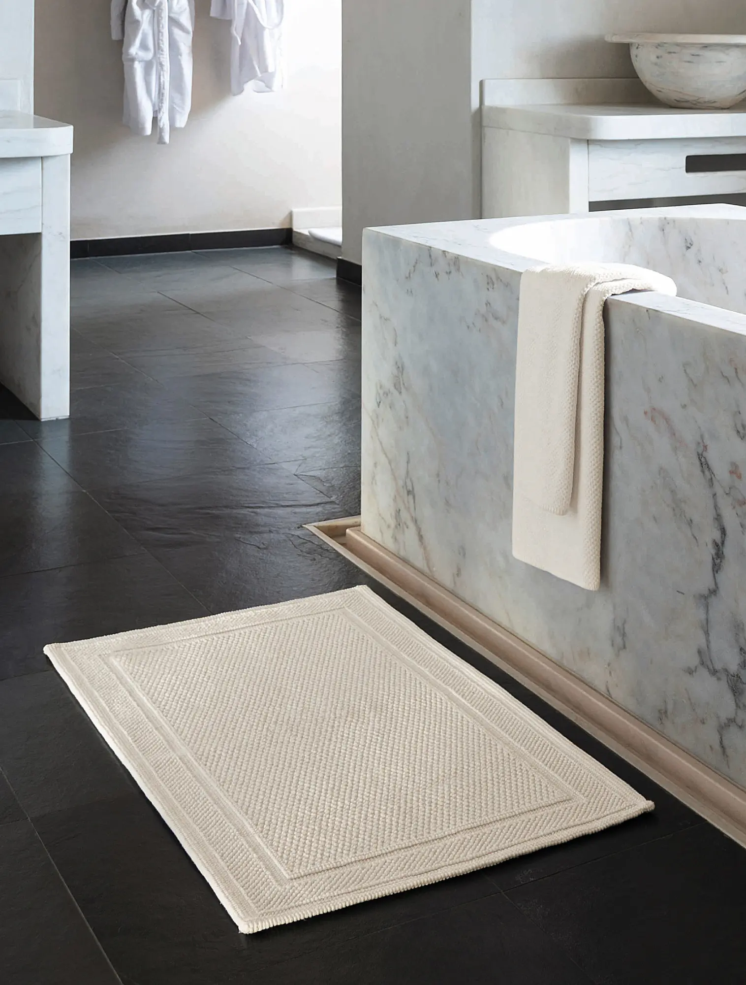 Коврик для ванной Bee Waffle Natural, 50x80 см