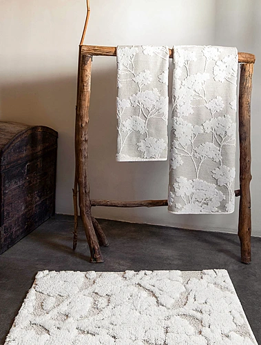 Коврик для ванной Eden White, 50х80 см