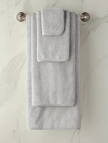 Полотенце Long Double Loop Silver, 70x140 см