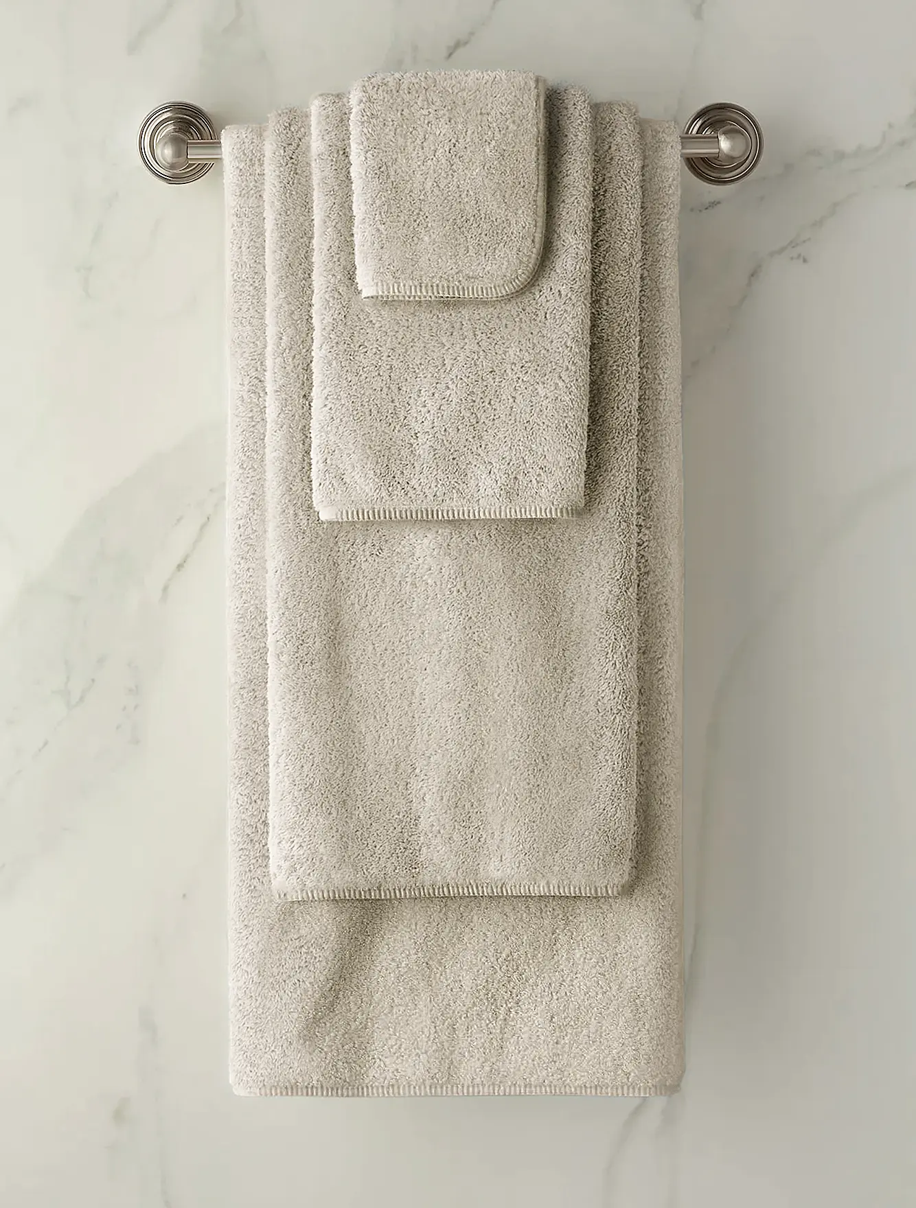 Полотенце Long Double Loop Fog, 30x50 см