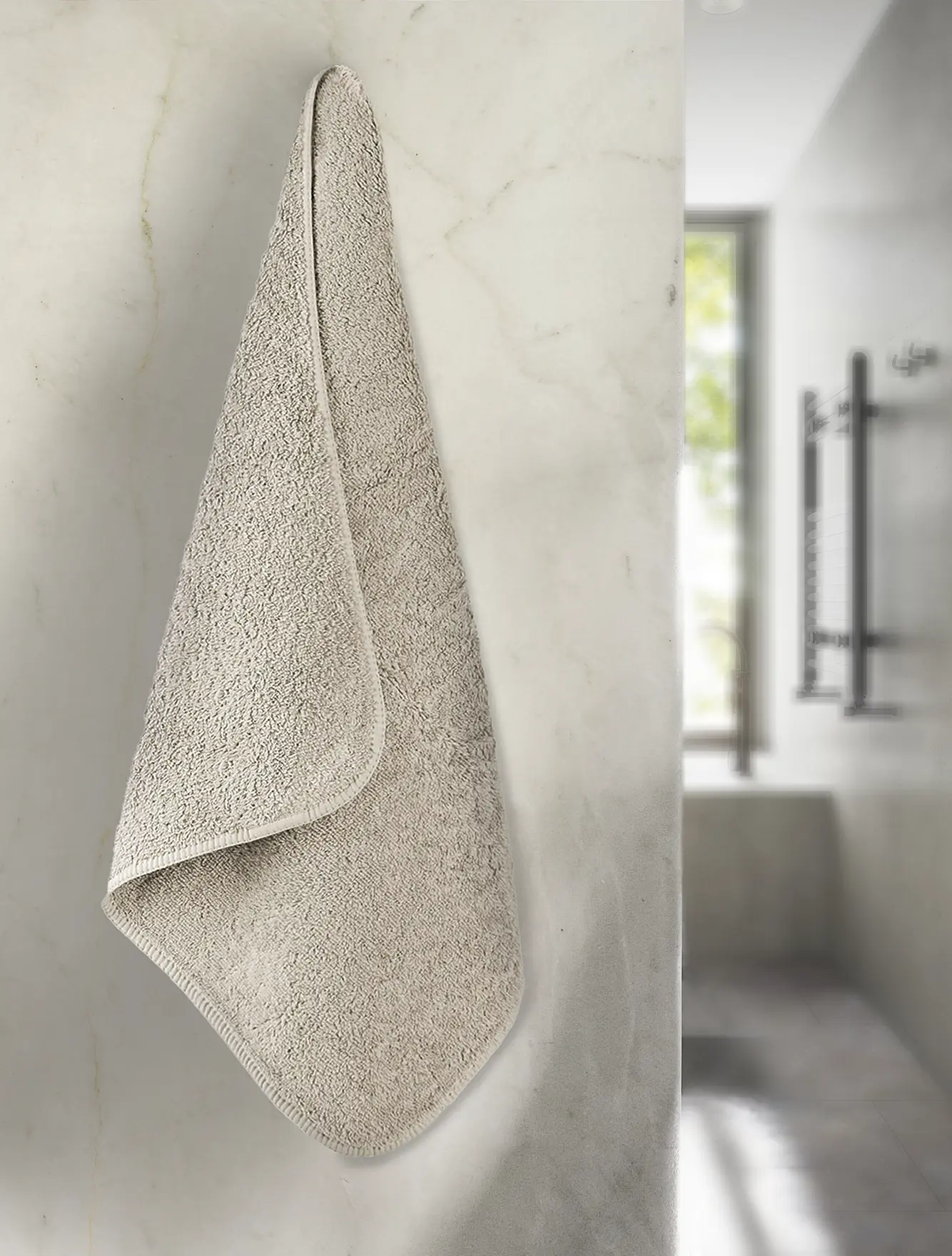 Полотенце Long Double Loop Fog, 50x100 см