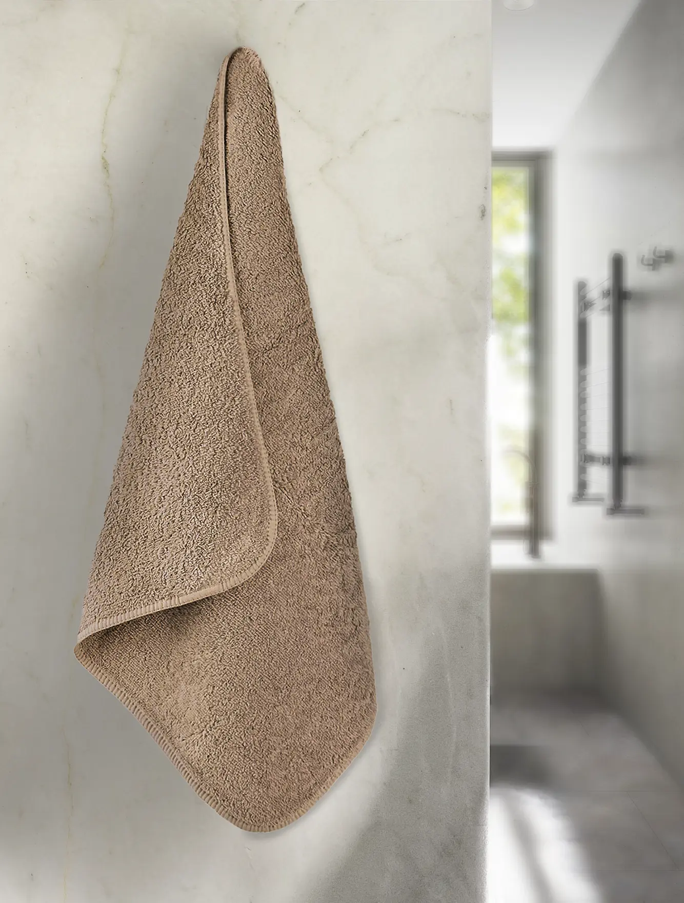 Полотенце Long Double Loop Stone, 50x100 см