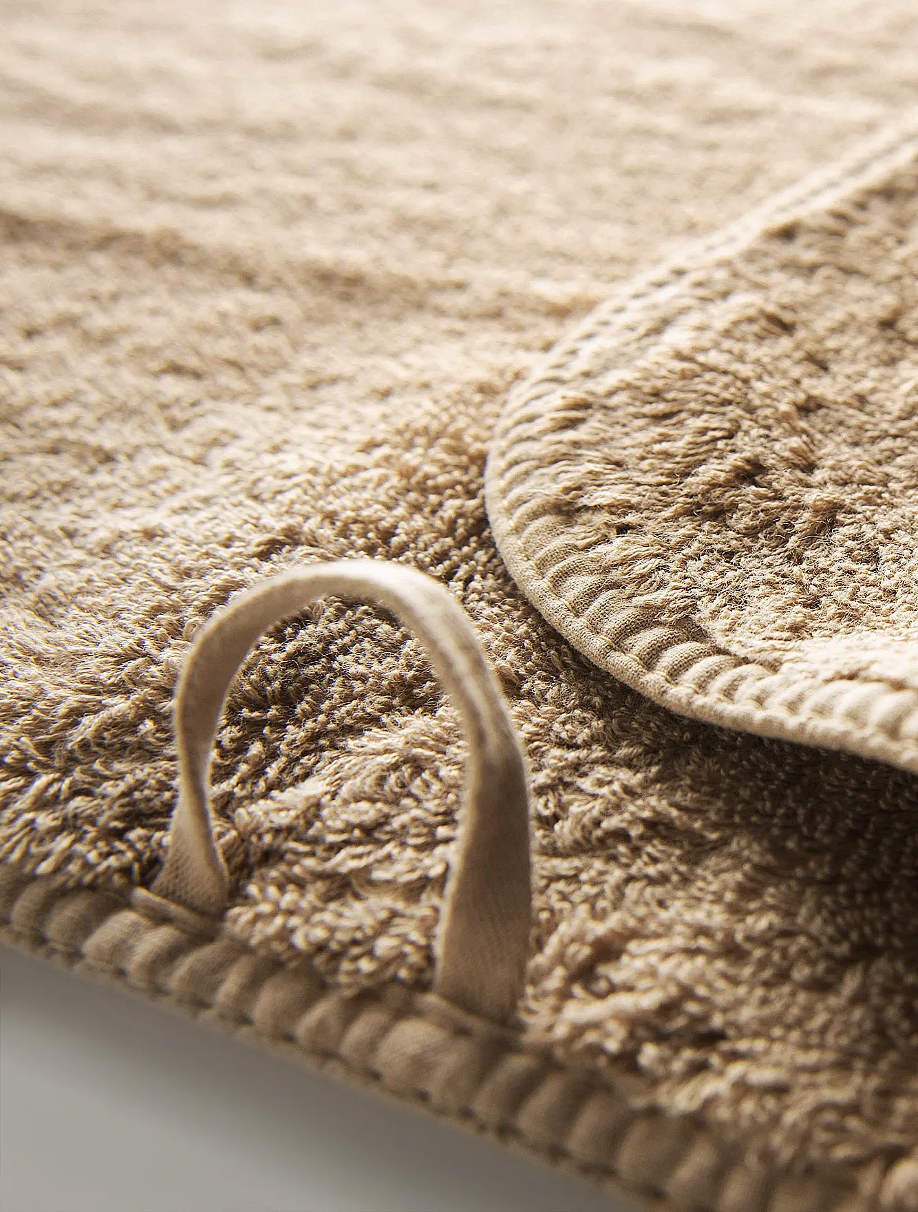 Полотенце Long Double Loop Stone, 50x100 см