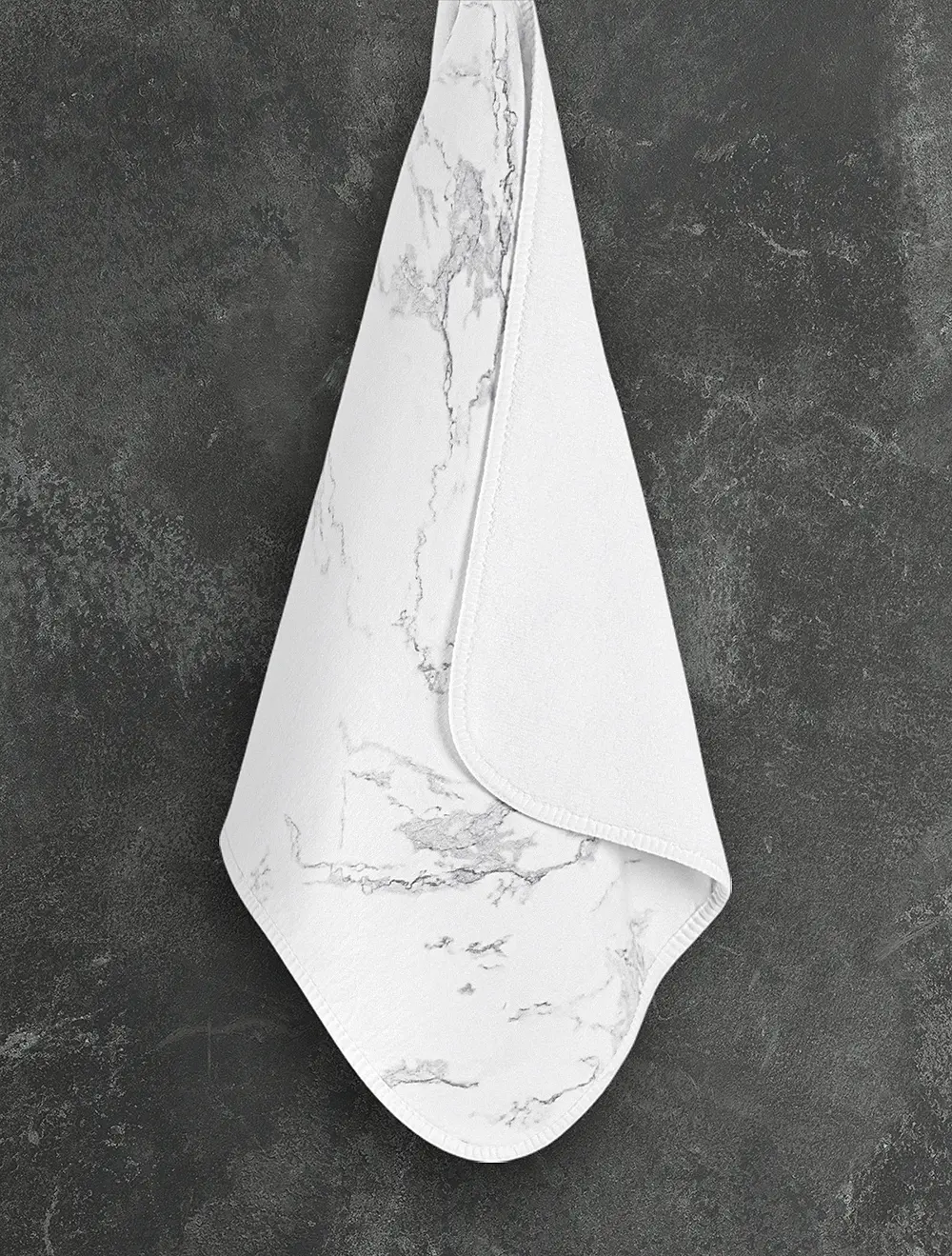 Полотенце Mabel Silver/White, 70x140 см