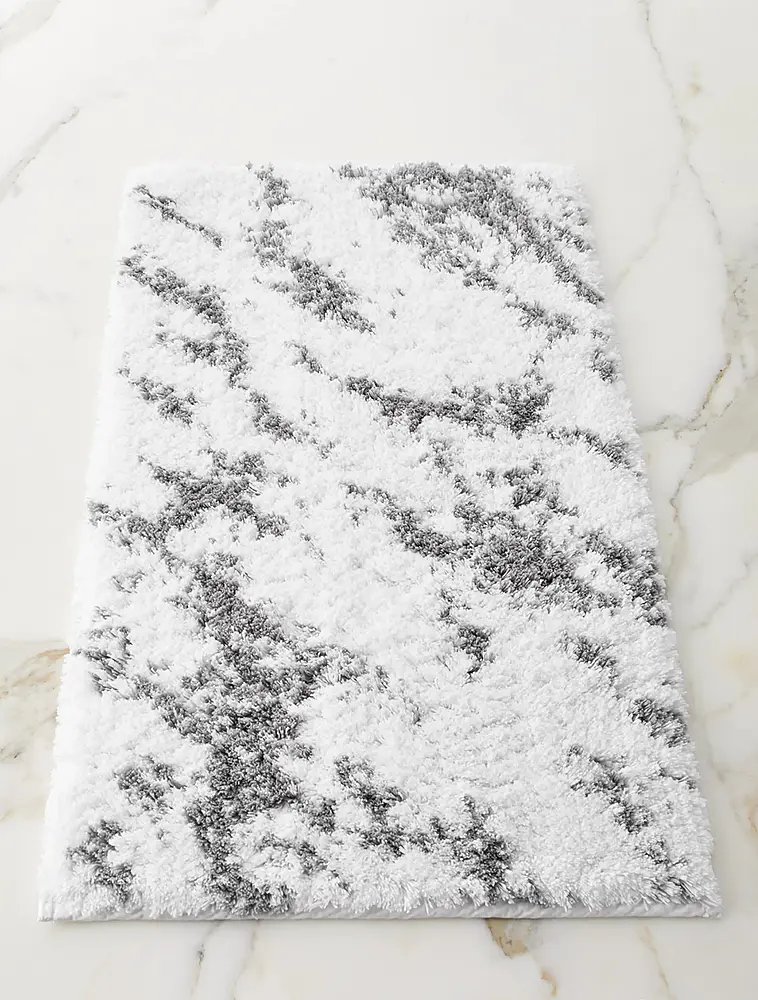 Коврик для ванной Mabel Silver/White, 50x80 см от Graccioza