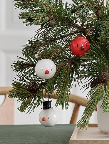 Набор из 2 ёлочных игрушек Reindeer Bumble, 8 см