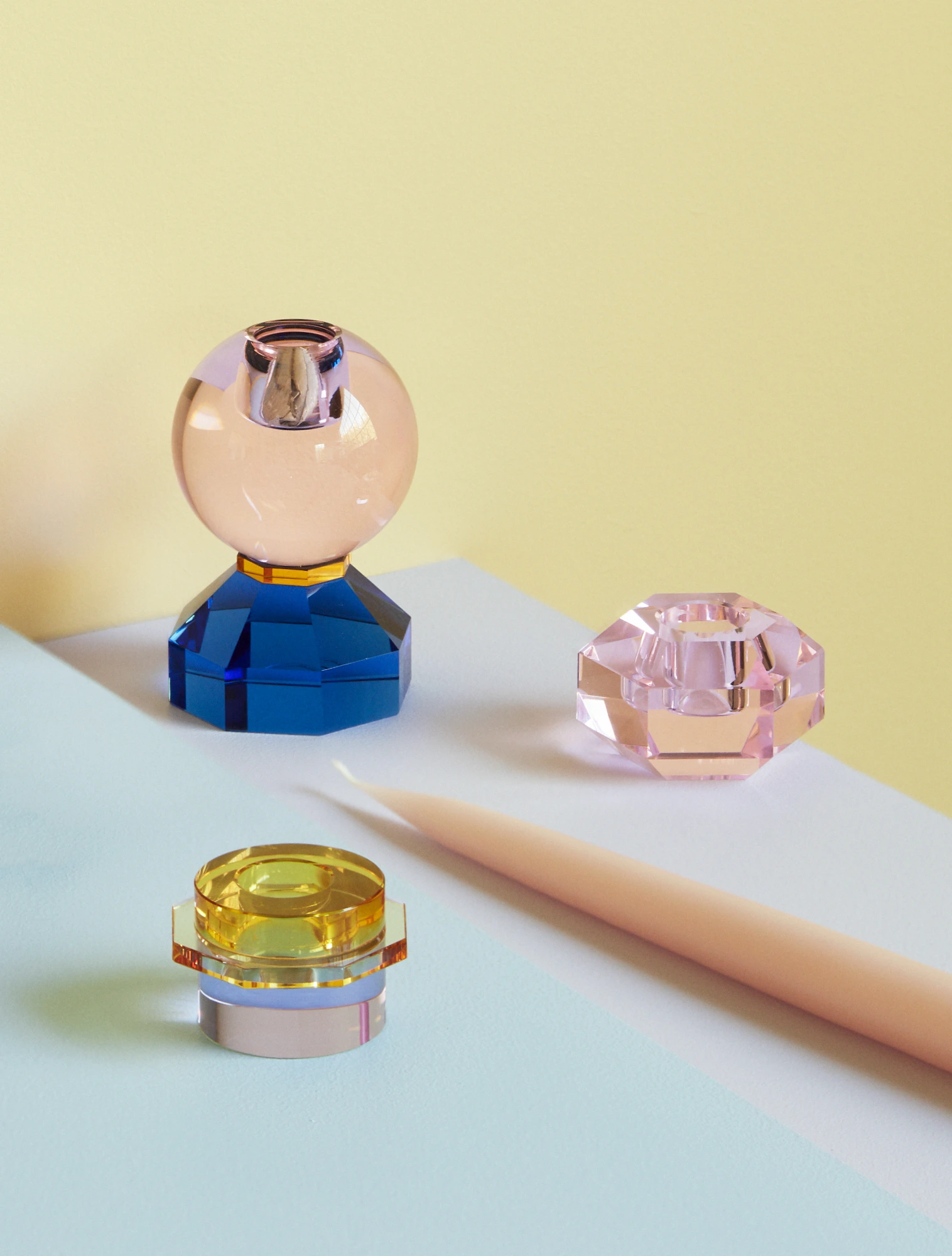 Набор из 2 подсвечников Gem, 4 см
