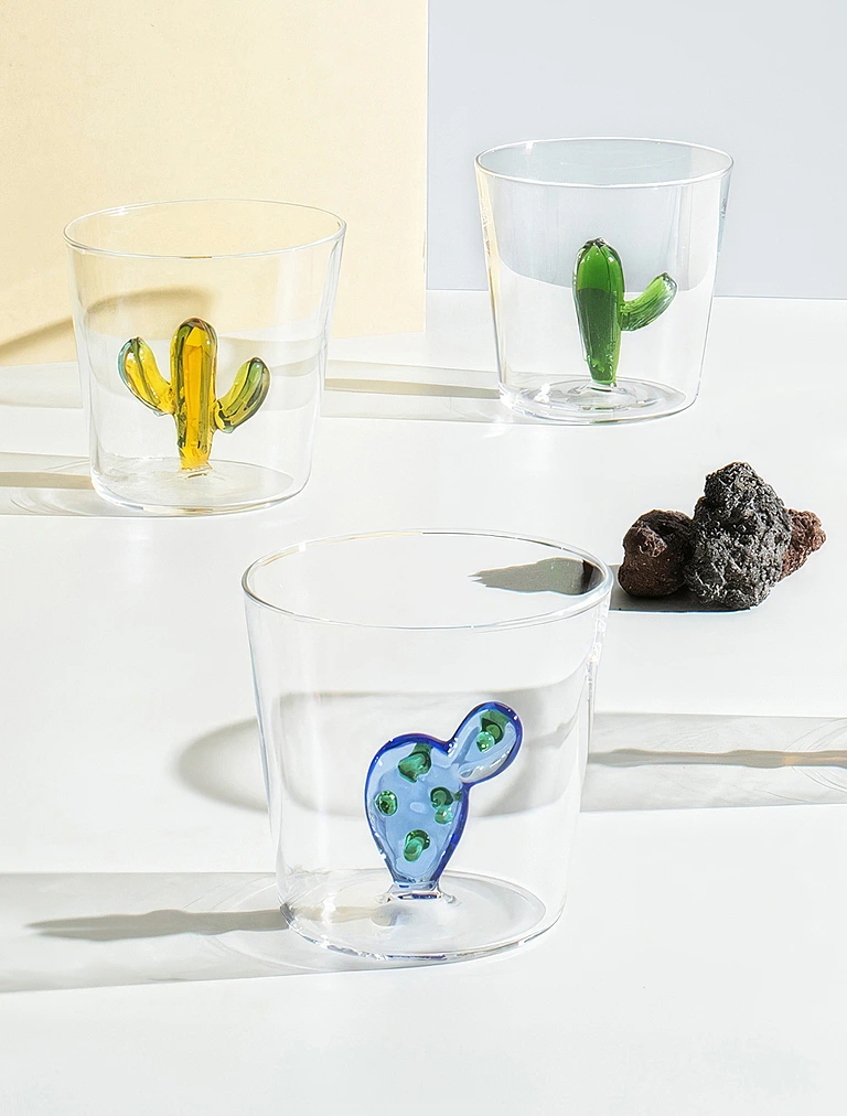 Стакан для воды Desert Plants, 350 мл от Ichendorf Milano