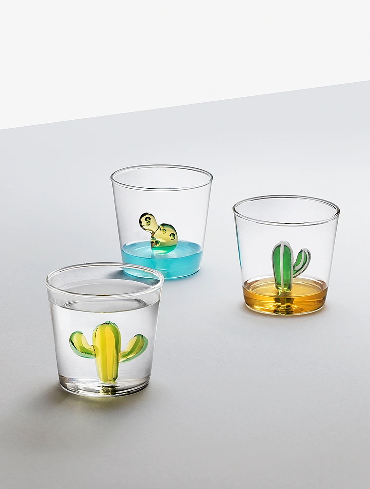 Стакан для воды Desert Plants, 350 мл от Ichendorf Milano