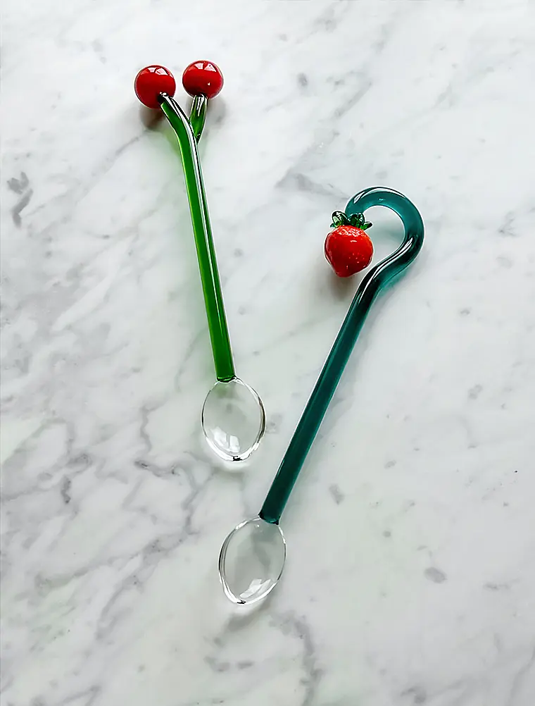 Набор из 2 чайных ложек Fruits & Flowers, 15 см от Ichendorf Milano