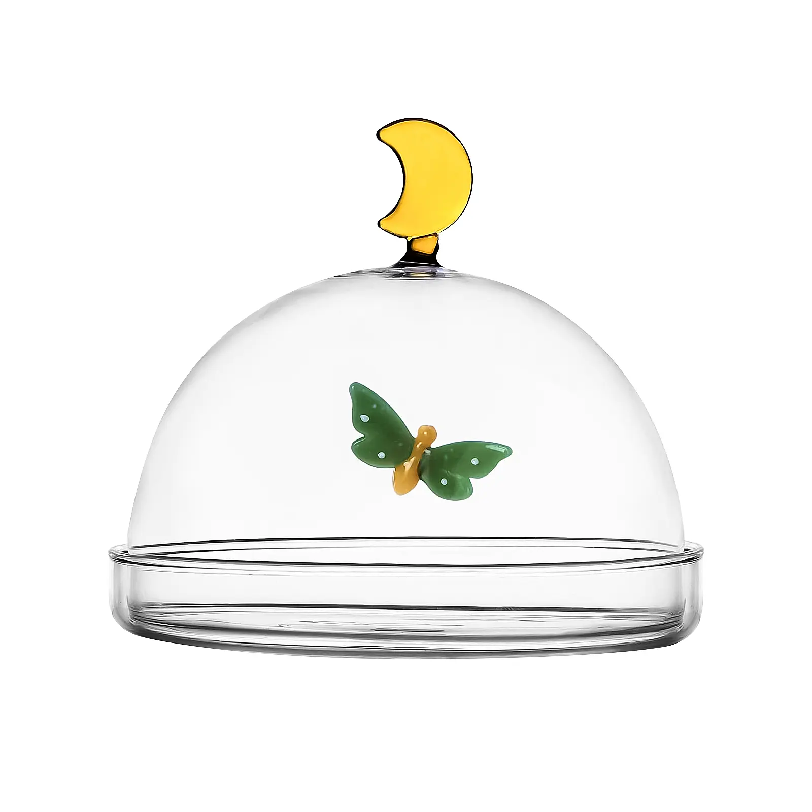 Блюдо для пирожных с крышкой Garden Picnic, 15x13 см