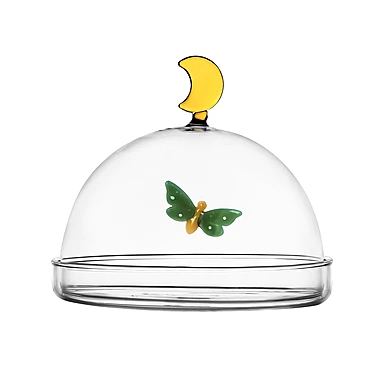 Блюдо для пирожных с крышкой Garden Picnic, 15x13 см