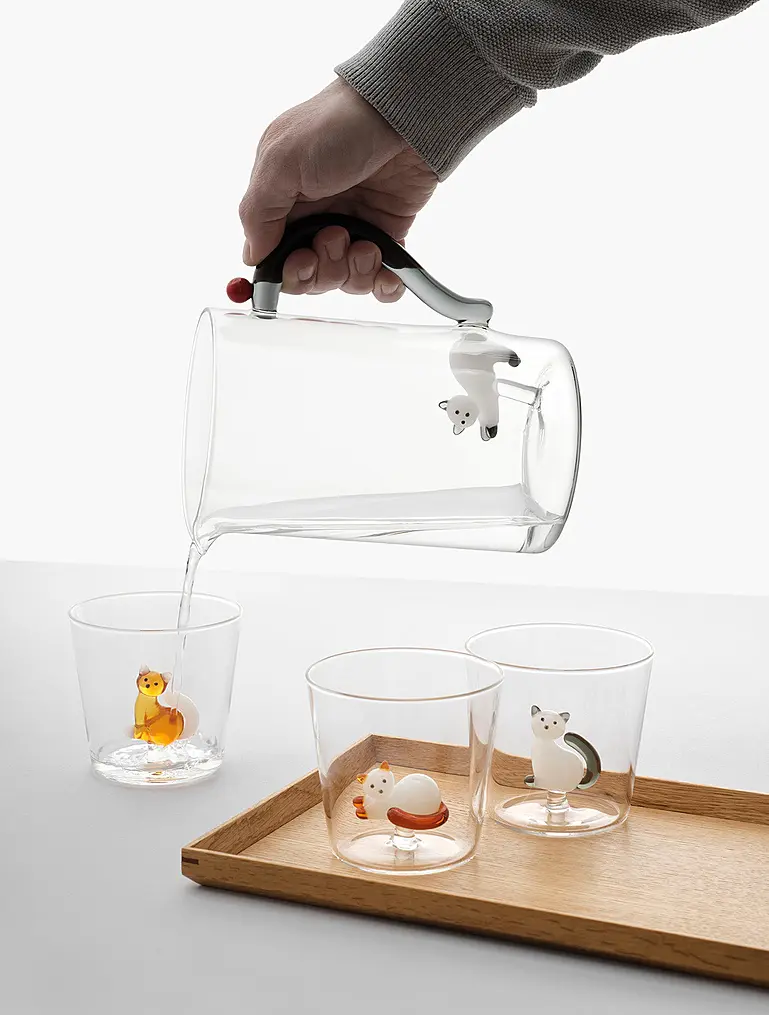 Стакан для воды Tabby Cat, 350 мл от Ichendorf Milano