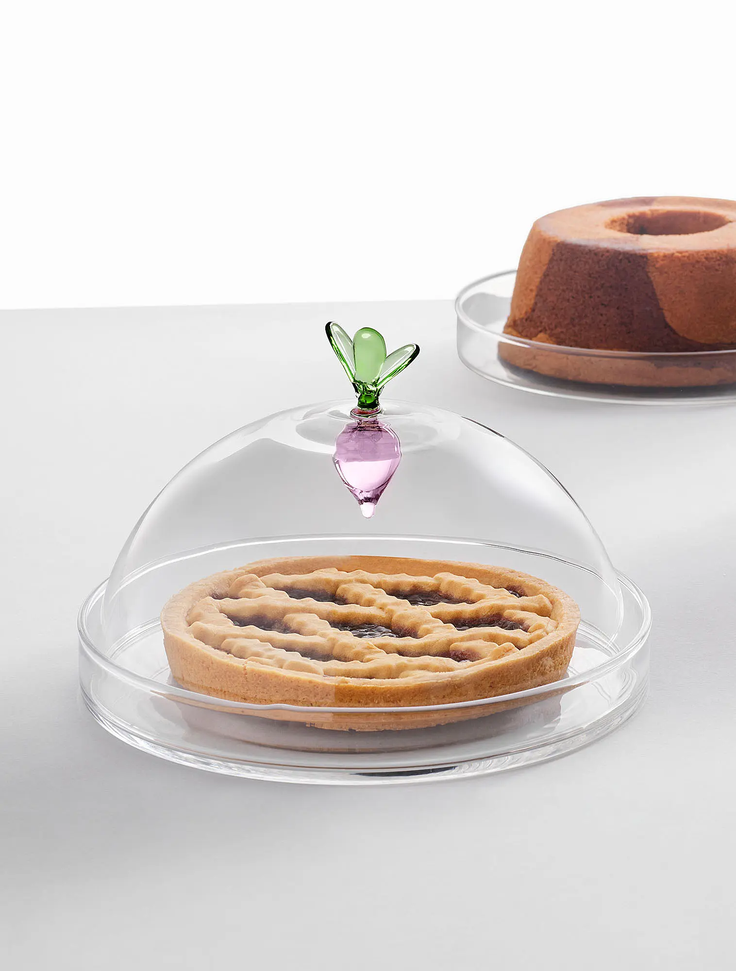 Тортовница с крышкой Vegetables, 21 см