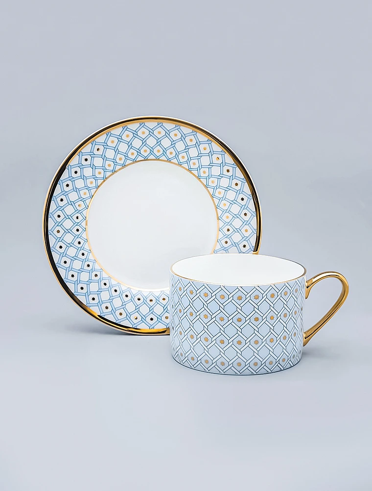 Чайная пара Азур, 250 мл от Императорский фарфоровый завод