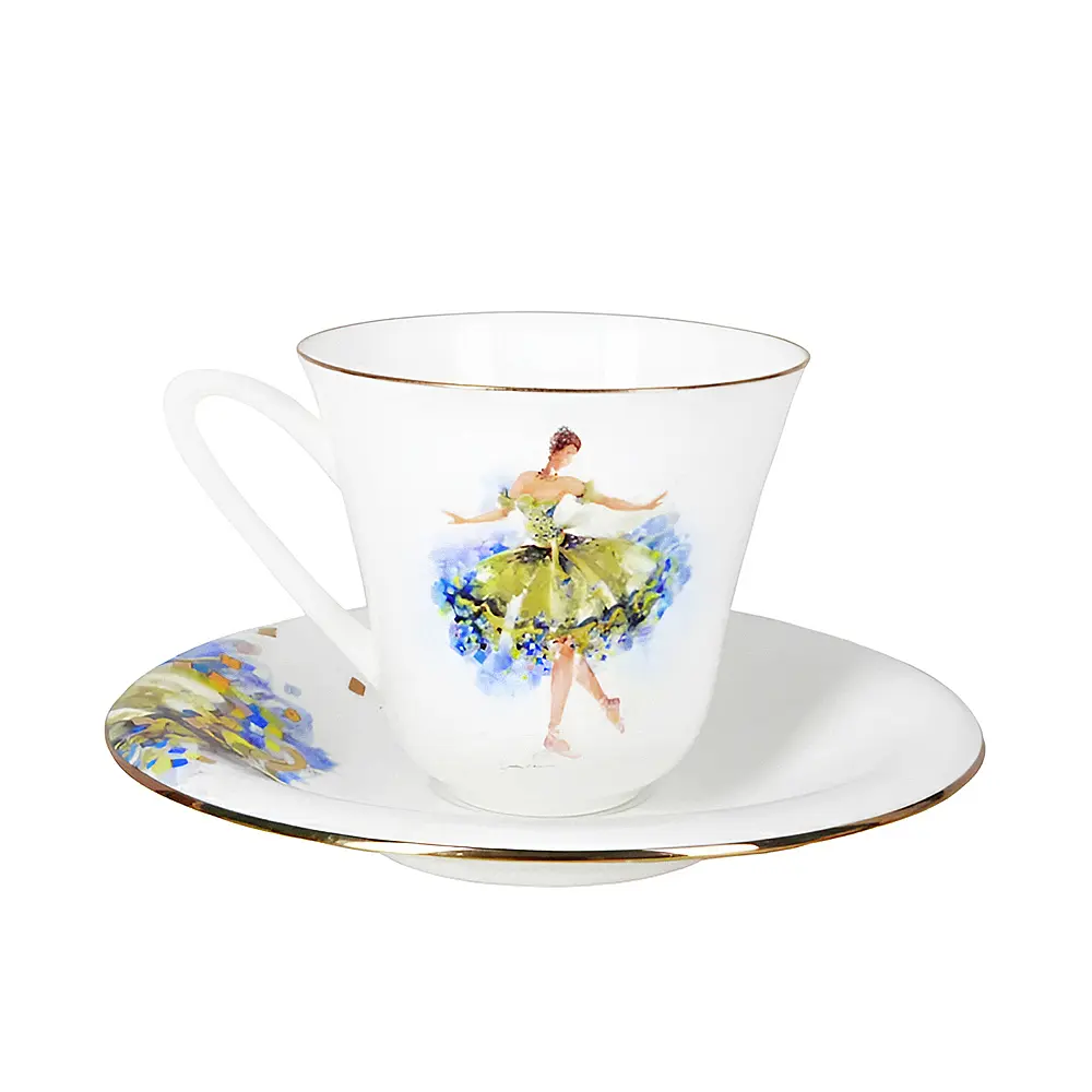 Чайная пара Фея, 200 мл от Императорский фарфоровый завод