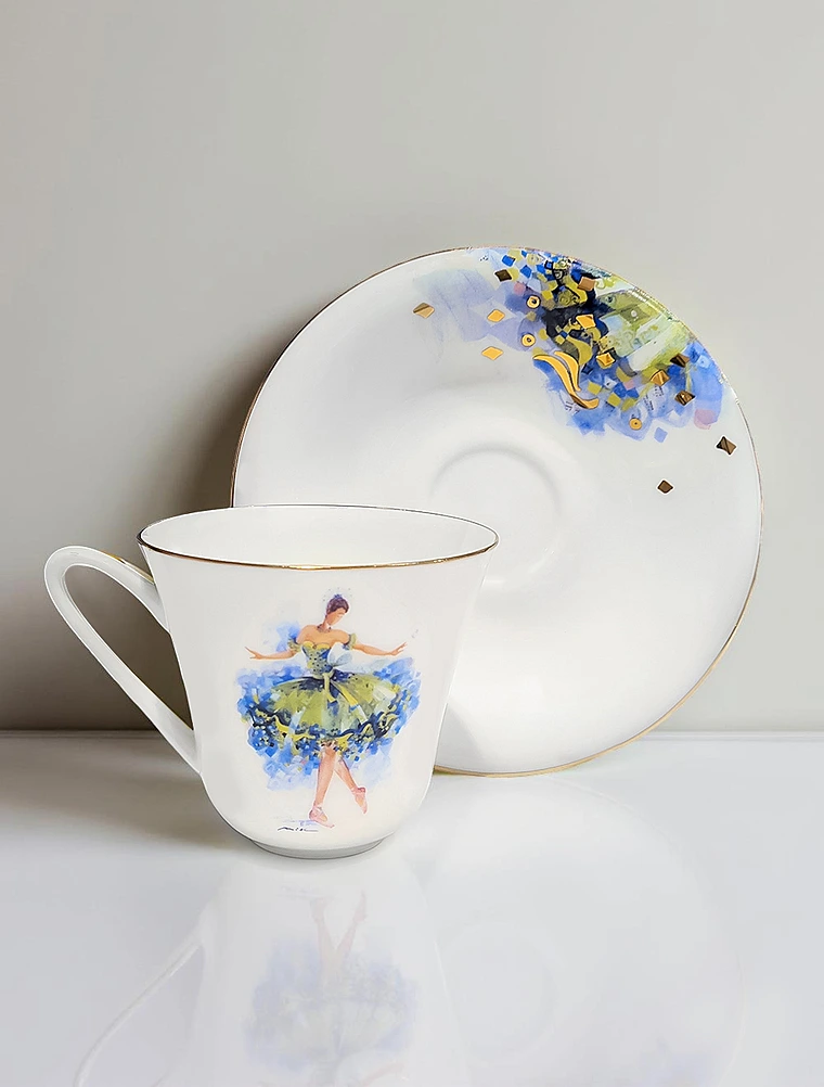 Чайная пара Фея, 200 мл от Императорский фарфоровый завод