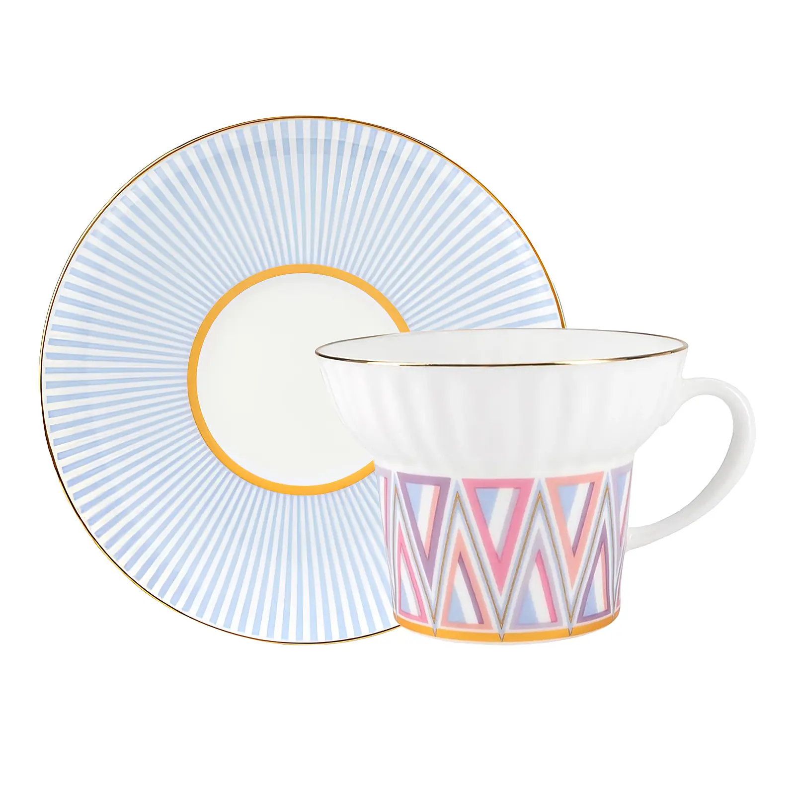 Кофейная пара Геометрия, 155 мл