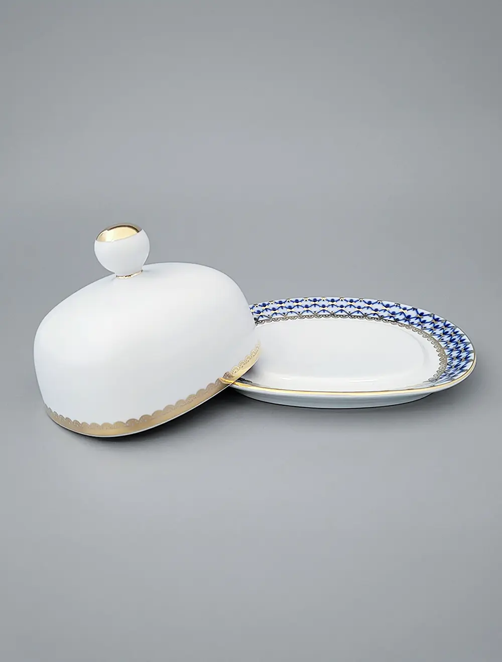 Масленка Кобальтовая сетка, 17 см