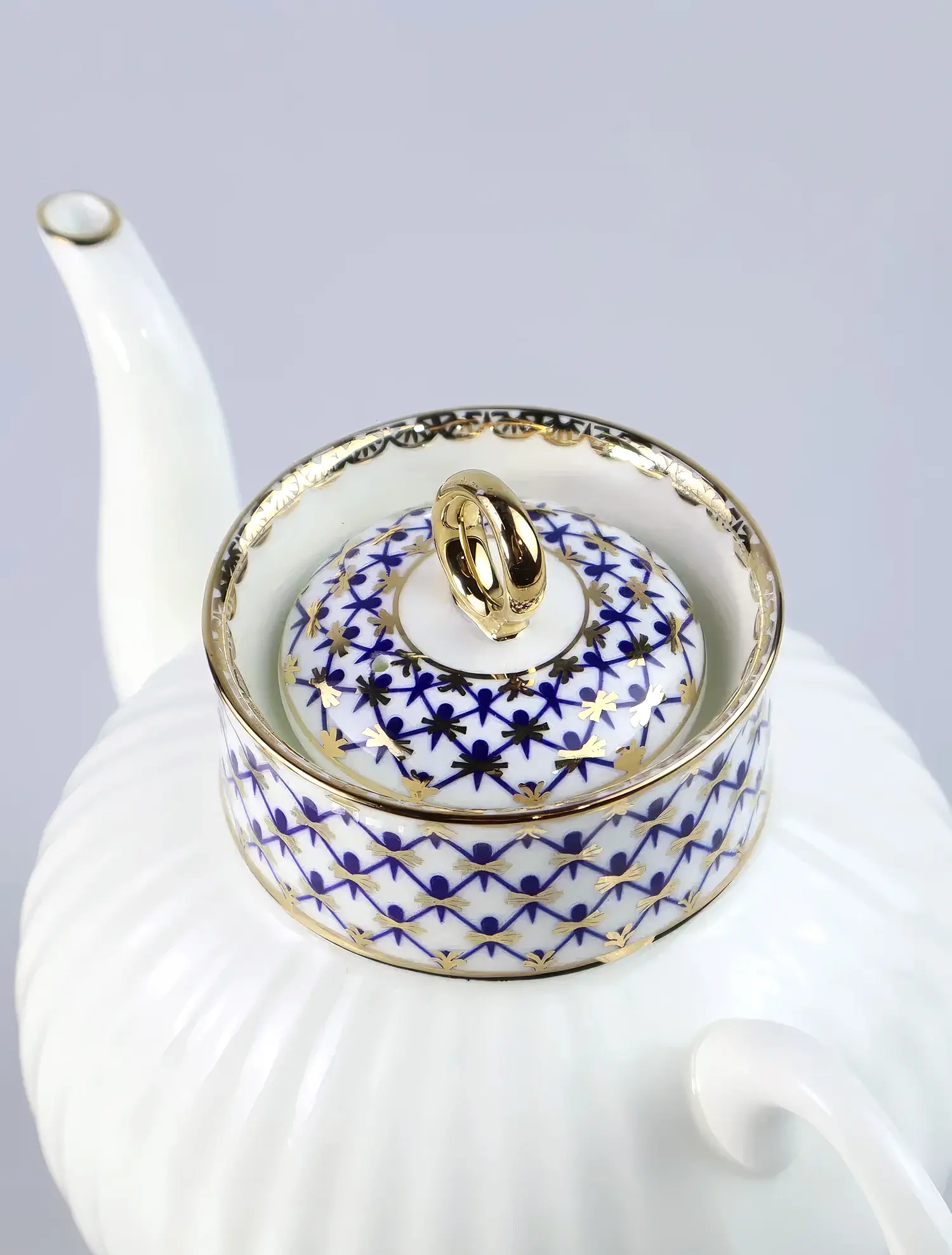 Заварочный чайник Кобальтовая сетка, 800 мл