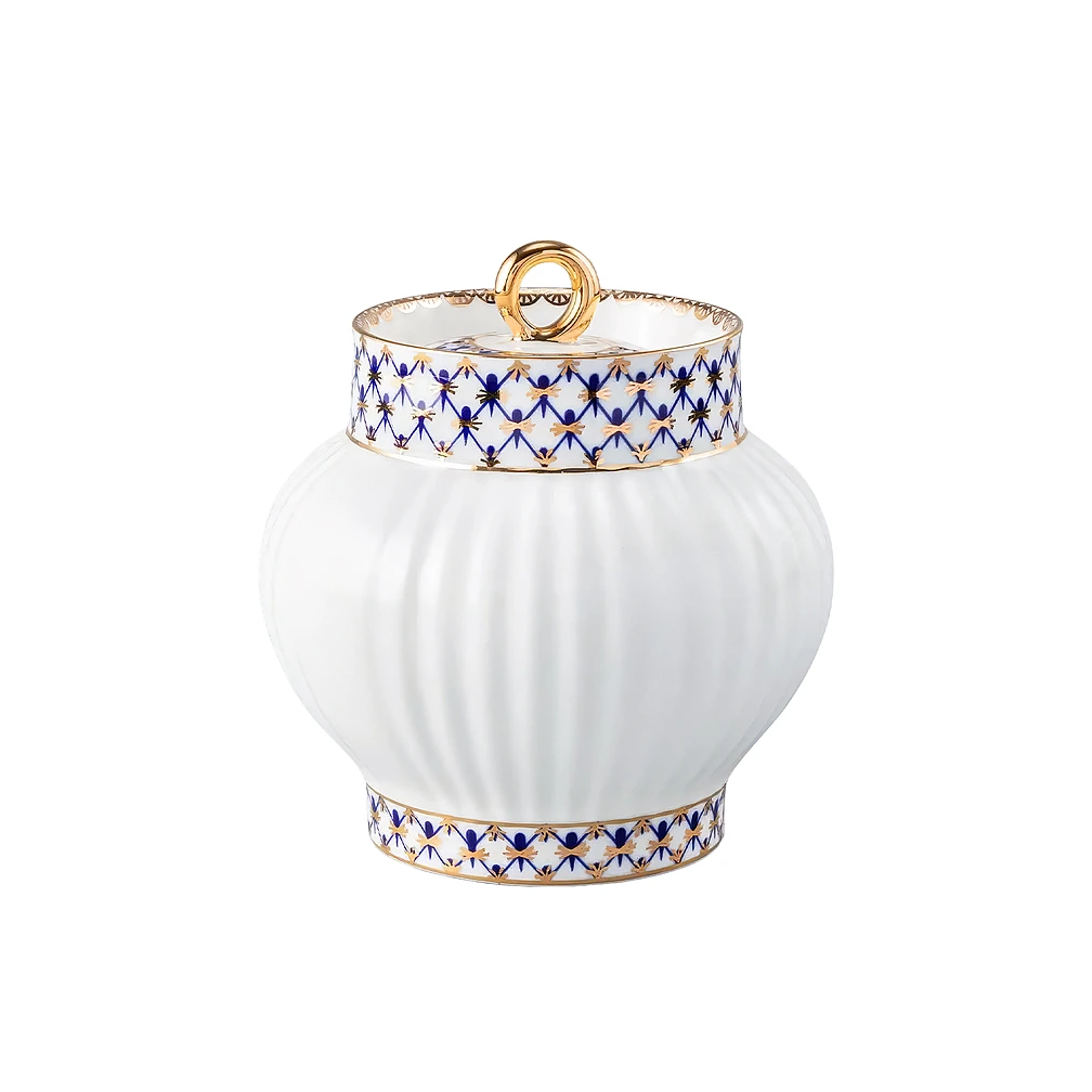 Сахарница Кобальтовая сетка, 390 мл от Императорский фарфоровый завод