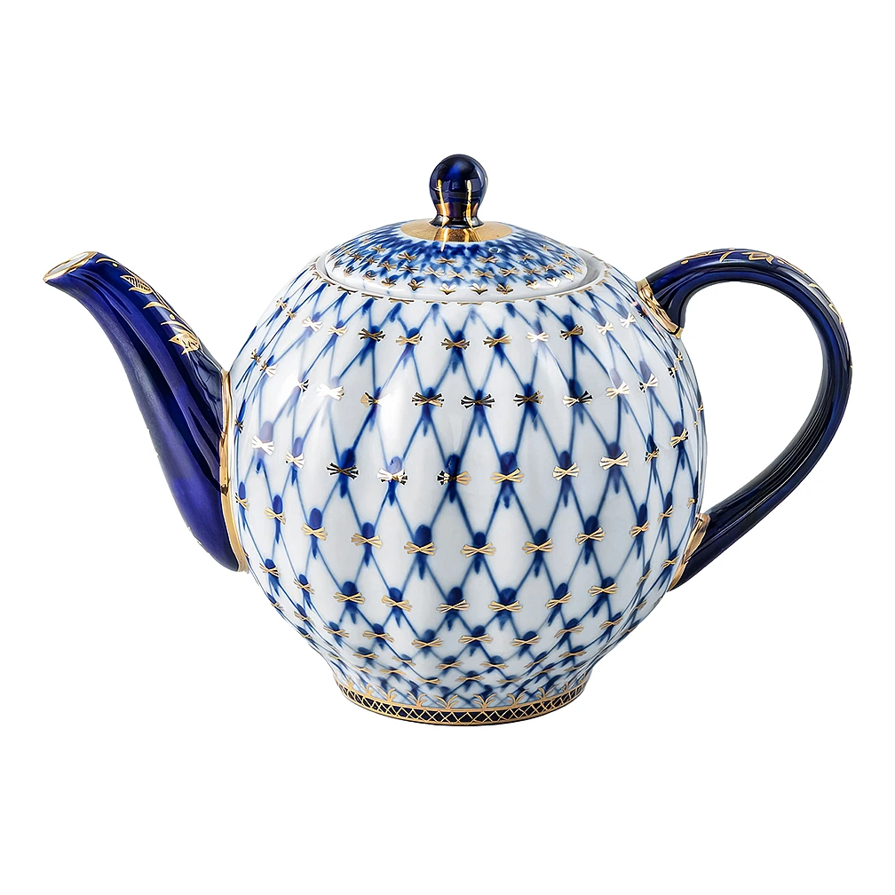 Заварочный чайник Кобальтовая сетка, 600 мл от Императорский фарфоровый завод