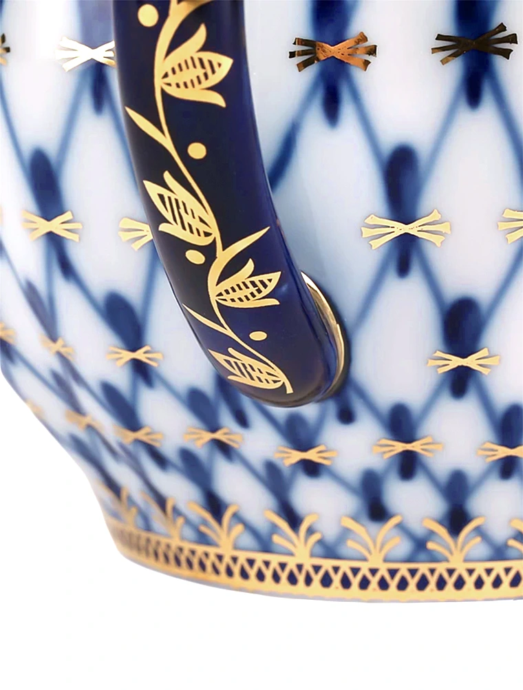 Заварочный чайник Кобальтовая сетка, 600 мл от Императорский фарфоровый завод