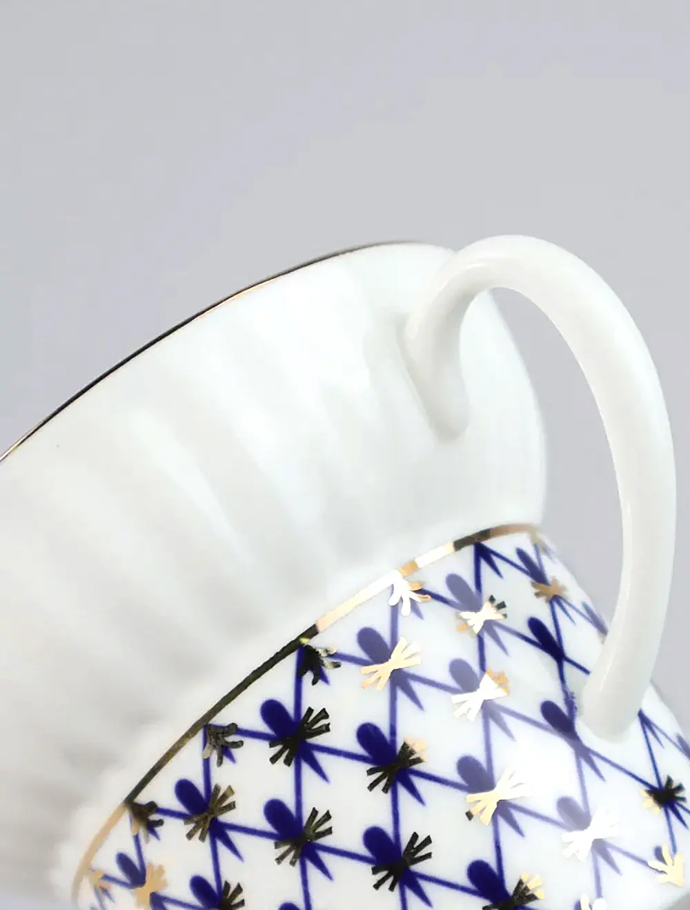 Кофейная пара Кобальтовая сетка, 155 мл