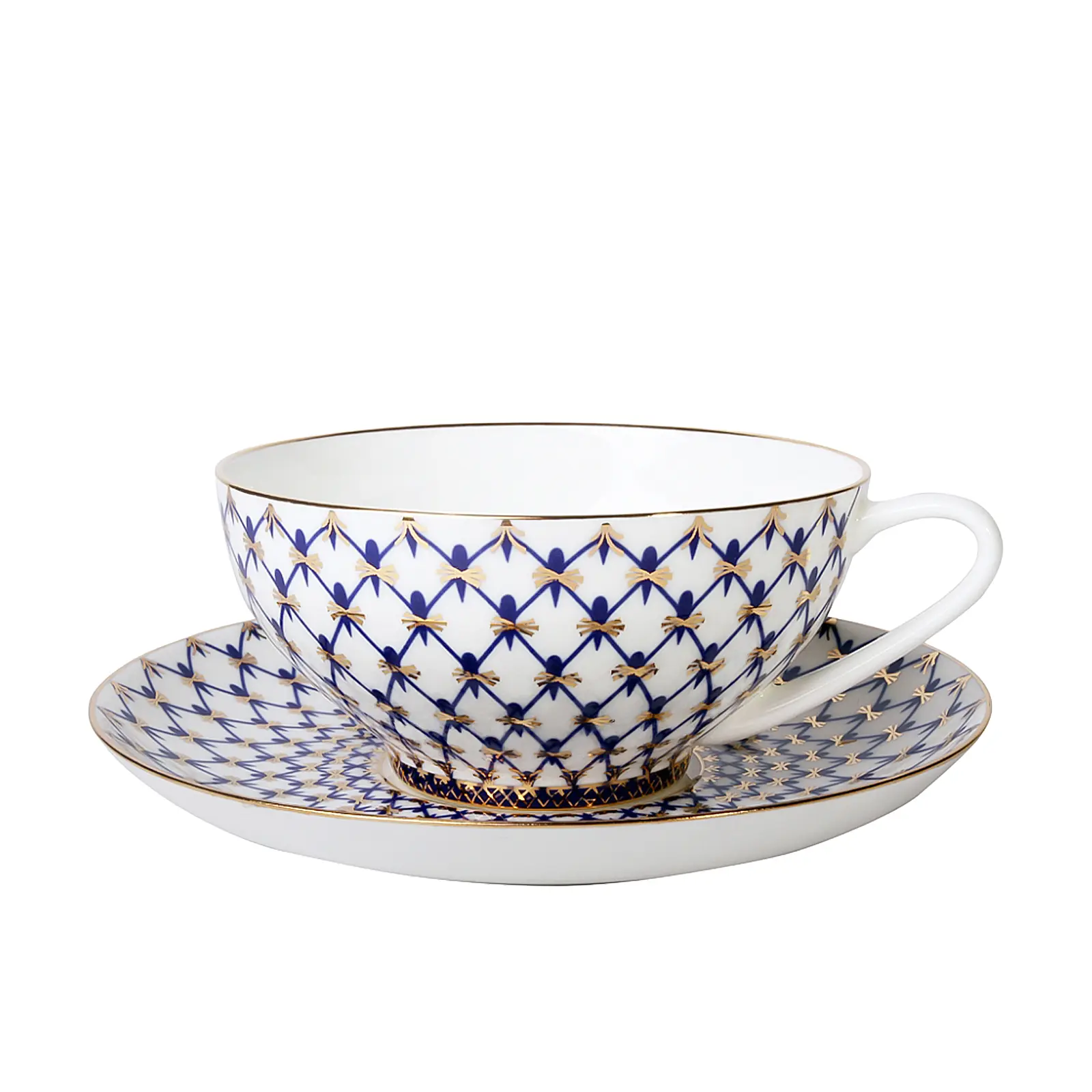 Чайная пара Кобальтовая сетка, 300 мл