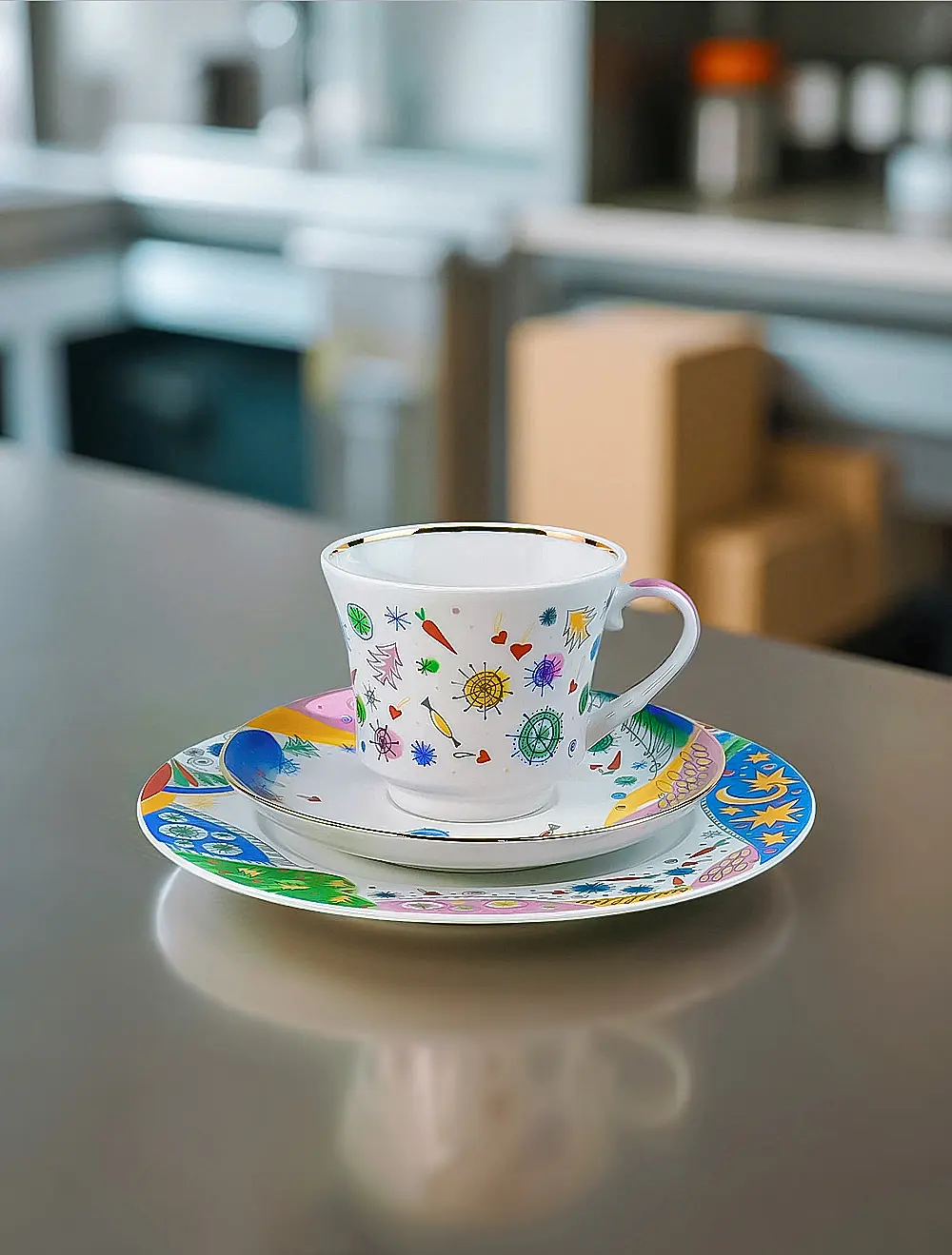 Чайный набор из 3 предметов Конфетти