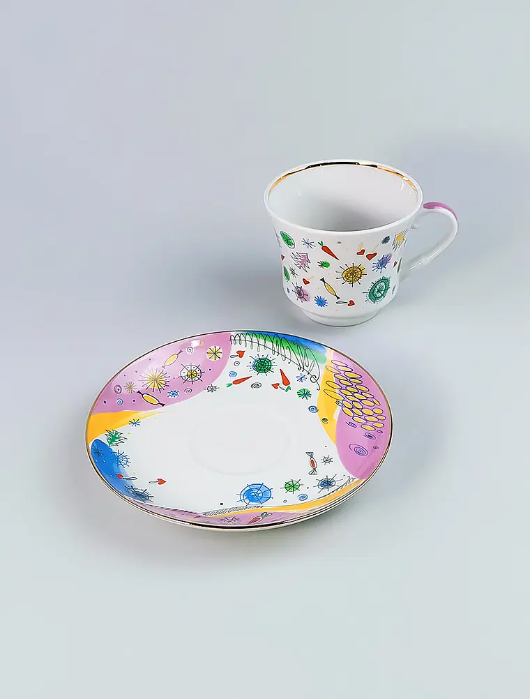 Чайный набор из 3 предметов Конфетти от Императорский фарфоровый завод