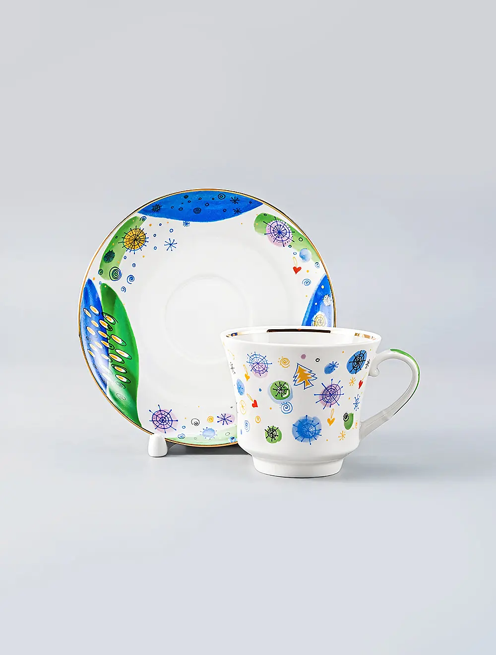 Чайный набор из 3 предметов Конфетти