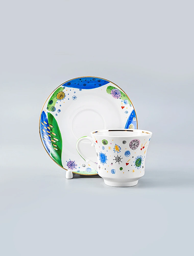 Чайный набор из 3 предметов Конфетти от Императорский фарфоровый завод