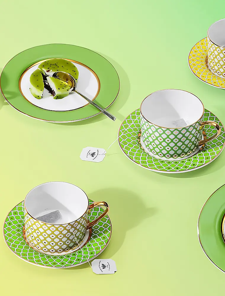 Чайная пара Лайм, 250 мл от Императорский фарфоровый завод