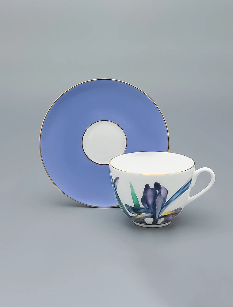 Чайная пара L’Art des Fleurs, 250 мл от Императорский фарфоровый завод