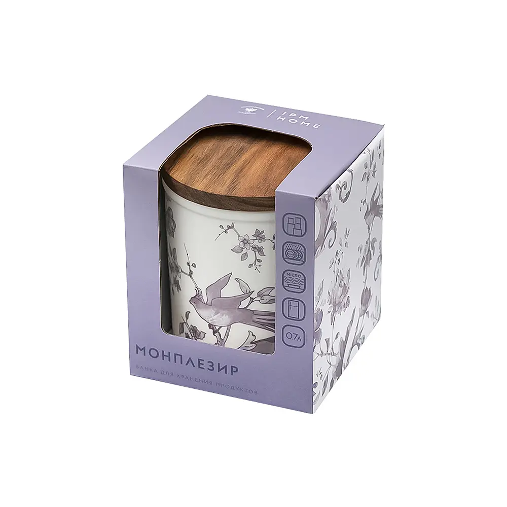 Ёмкость для хранения сыпучих продуктов Monplaisir, 700 мл