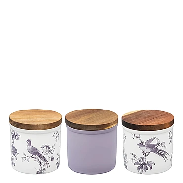 Набор из 3 ёмкостей для хранения сыпучих продуктов Monplaisir, 250 мл